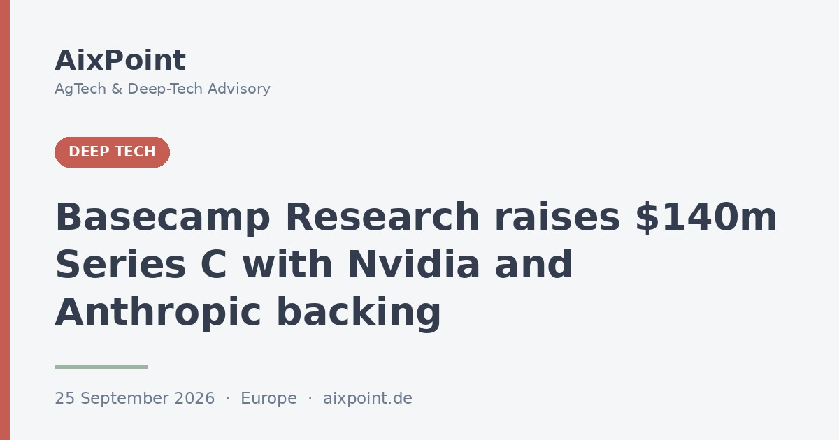 Basecamp Research raises $140m Series C with Nvidia and Anthropic backing